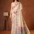 Womens elegant cream  cotton silk saree with golden zari border, pallu with blouse