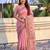 Women's zari woven kashmiri pashmina silk traditional saree with blouse