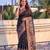 Women's zari woven kashmiri pashmina silk traditional saree with blouse