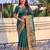 Women's zari woven kashmiri pashmina silk traditional saree with blouse