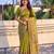 Women's zari woven kashmiri pashmina silk traditional saree with blouse