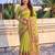 Women's zari woven kashmiri pashmina silk traditional saree with blouse