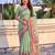 Women's zari woven kashmiri pashmina silk traditional saree with blouse
