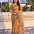 Women's zari woven kashmiri pashmina silk traditional saree with blouse