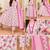 Women’s White Floral Printed Cotton Anarkali Kurta Set with Pant and Dupatta | 3 Piece Ethnic Wear