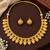 Gold-plated necklace set in gold - traditional style