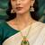Gold-plated necklace set in multicolor - traditional style