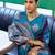 Blue woven design zari banarasi saree