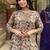 Cotton Printed Work Flared Kurta Pant and Dupatta Set