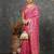 Pink ethnic motifs zari bandhani saree