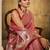 Pink ethnic motifs woven design zari banarasi saree