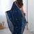 Blue embellished embroidered tissue saree