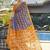 Blue printed ready to wear saree