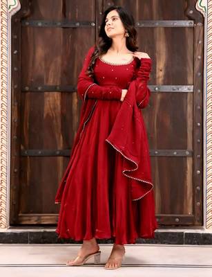 designer anarkali set – elegant ethnic wear 2
