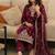  designer embroidery sequence work palazzo and dupatta set