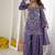 designer chinon silk party wear palazzo suit