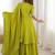 designer chinon silk party wear palazzo suit