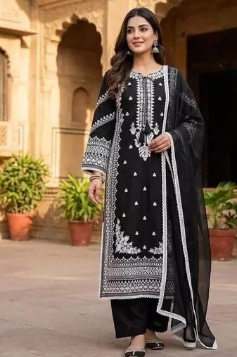 designer rayon satin palazzo suit