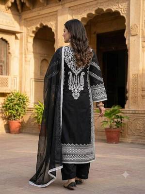 designer rayon satin palazzo suit 3