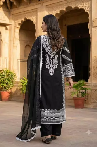 designer rayon satin palazzo suit