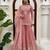 designer thread with sequence work sharara suit