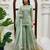 designer thread with sequence work sharara suit
