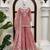 designer thread with sequence work sharara suit
