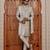 Beige computer thread work on art silk sherwani for men