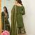 Premium embroidery, siqunce work sharara suit