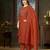 Designer embroidery thread work kurta pant dupatta for women