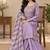 Designer beads and stone work kurta palazzo dupatta for women