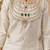 Designer beads and stone work kurta palazzo dupatta for women