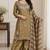 Designer beads and stone work kurta palazzo dupatta for women
