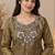 Designer beads and stone work kurta palazzo dupatta for women