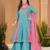 Designer mal chanderi kurta palazzo dupatta for women