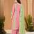 Designer mal chanderi kurta palazzo dupatta for women