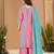 Designer mal chanderi kurta palazzo dupatta for women