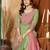 Designer mal chanderi kurta palazzo dupatta for women