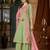 Designer mal chanderi kurta palazzo dupatta for women