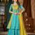 Designer mal chanderi kurta palazzo dupatta for women