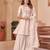 Designer mal chanderi kurta palazzo dupatta for women