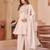 Designer mal chanderi kurta palazzo dupatta for women