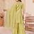 Designer mal chanderi kurta palazzo dupatta for women