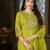 Designer embroidery thread work kurta pant dupatta for women