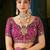 Pink embellished embroidered tissue saree with designer blouse