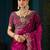 Pink embellished embroidered tissue saree with designer blouse