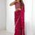 Pink embellished zari  chiffon heavy work saree