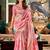 Pink zari  banarasi saree