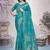 Blue ethnic motifs zari banarasi saree