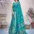 Blue ethnic motifs zari banarasi saree